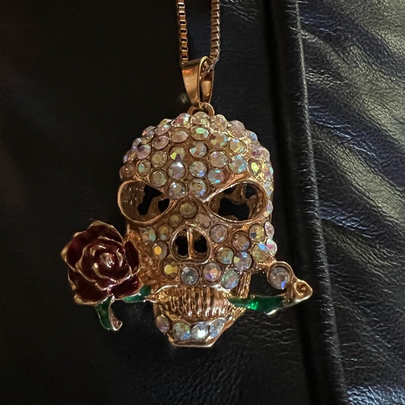 BETSEY JOHNSON Necklace, Perfect for Dia de Los Muertos and Halloween! - Picture 11 of 12